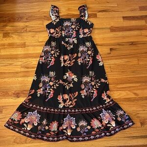 SHEIN Pretty Summer Floral Maxi Dress Sz XL